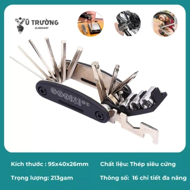 Bộ Lục Giác Đa Năng 16-in-1 Cầm Tay - Tua Vít Thông Minh, Tiện Ích, Giá 31.900₫