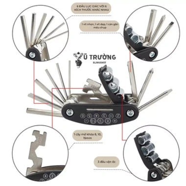 Bộ Lục Giác Đa Năng 16-in-1 Cầm Tay - Tua Vít Thông Minh, Tiện Ích, Giá 31.900₫ 5 Bộ Lục Giác Đa Năng 16-in-1 Cầm Tay - Tua Vít Thông Minh, Tiện Ích, Giá 31.900₫ 5