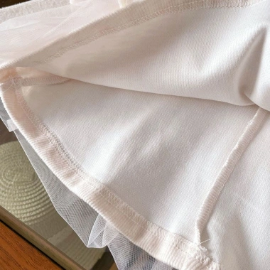 Bộ lưới lông cừu mềm mại cho bé gái Slim Fit, phong cách mùa thu quyến rũ, thời trang mát mẻ 6 Bộ lưới lông cừu mềm mại cho bé gái Slim Fit, phong cách mùa thu quyến rũ, thời trang mát mẻ 6