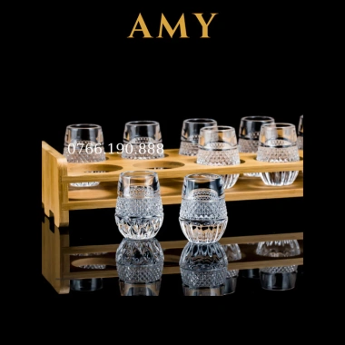 Bộ ly kim cương chén uống rượu - Ly rượu nhỏ, đế đẹp, giá chỉ 80.000 VNĐ, ly đẹp rẻ 3