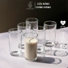 Bộ ly thủy tinh Centra Glass đa size 6-12 ly trà đá, trà sữa, trà chanh – Vỡ 1 đổi 1 – 64.900₫