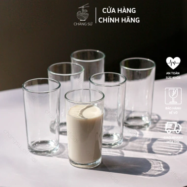 Bộ ly thủy tinh Centra Glass đa size 6-12 ly trà đá, trà sữa, trà chanh – Vỡ 1 đổi 1 – 64.900₫