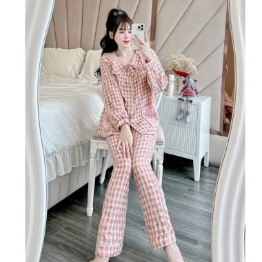 Bộ mặc nhà dài tay chất liệu cao cấp, form đẹp, siêu mềm mại - Bộ ngủ thu đông giảm tới 22% chỉ 169.900₫