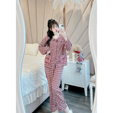 Bộ mặc nhà dài tay chất liệu cao cấp, form đẹp, siêu mềm mại - Bộ ngủ thu đông giảm tới 22% chỉ 169.900₫