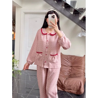 Bộ mặc nhà dài tay hoa nhí, vải cao cấp mềm mịn - Giá chỉ 248.170₫ 5 Bộ mặc nhà dài tay hoa nhí, vải cao cấp mềm mịn - Giá chỉ 248.170₫ 5