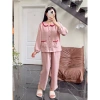 Bộ mặc nhà dài tay hoa nhí, vải cao cấp mềm mịn - Giá chỉ 248.170₫ 6