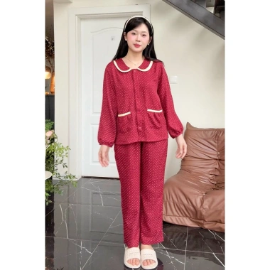 Bộ mặc nhà dài tay hoa nhí - Vải cao cấp mềm mịn, giảm giá 248k