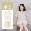 Bộ mặc nhà nữ pyjama ngắn tay Pazzini quần cộc pastel thoáng mát - Giá chỉ 359.000 VNĐ 2