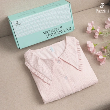 Bộ mặc nhà nữ pyjama ngắn tay Pazzini quần cộc pastel thoáng mát - Giá chỉ 359.000 VNĐ 6
