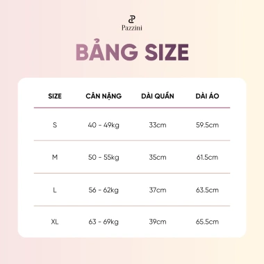 Bộ mặc nhà nữ pyjama ngắn tay Pazzini quần cộc pastel thoáng mát - Giá chỉ 359.000 VNĐ 9
