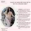 Bộ Mặc Nhà Nữ YangYang HCOM26.805 – Áo Thun Dài Tay In Chữ, Quần Suông Caro Thô, Chất Mềm Mịn, Giá 249.000₫ 2