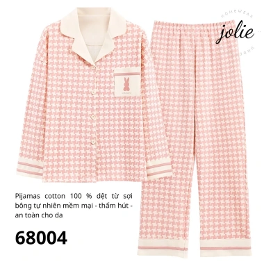 Bộ Mặc Nhà Pyjamas Thu Đông Dài tay 100% Cotton - Mềm Mịn, Thấm Hút Tốt, Giá 320k 2