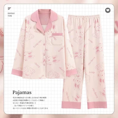 Bộ Mặc Nhà Pyjamas Thu Đông Dài tay 100% Cotton - Mềm Mịn, Thấm Hút Tốt, Giá 320k 10