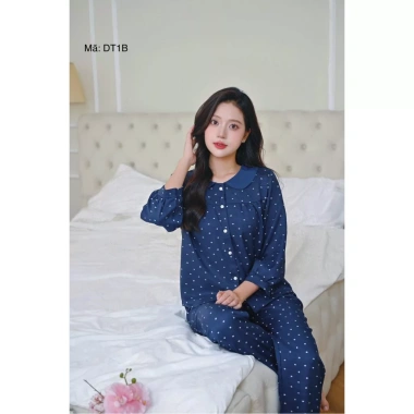 Bộ mặc nhà tay lỡ quần dài hoa nhí cao cấp - Siêu mềm mịn, mát nhẹ, chỉ 239.200đ 5
