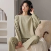 Bộ mặc nhà thu đông nữ bigsize dáng rộng dày dặn size S M L B04 giảm giá 119k 4