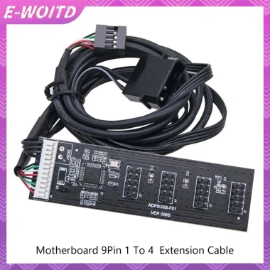 Bo mạch chủ USB 9Pin USB2.0 Bộ chia trung tâm 1‑4 cáp mở rộng HNVN giá chỉ 195,140₫ 8 Bo mạch chủ USB 9Pin USB2.0 Bộ chia trung tâm 1‑4 cáp mở rộng HNVN giá chỉ 195,140₫ 8