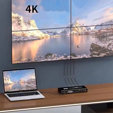 Bộ màn hình ghép 4 màn hình Video Wall Control VWC506 2x2 HDMI - Giá chỉ 790.000 VND 2