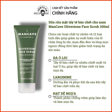 Bộ ManCave Original Skincare Set cho nam: sữa rửa mặt, tẩy tế bào chết, kem dưỡng ẩm - làm sạch sâu, ngừa mụn, giảm dầu, chỉ 305.000₫