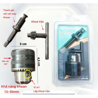 Bộ Măng Ranh Đầu Khoan Răng Vỉ 3 Món - Bền, Độ Chính Xác Cao, Giá 82.000 VND 8