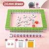 Bộ Mạt Chược Nhỏ Gọn, Túi Xúc Xắc, Thảm Du Lịch Dễ Cất Giữ - Quà Tặng Gia Đình, Trò Chơi 4 Người 6