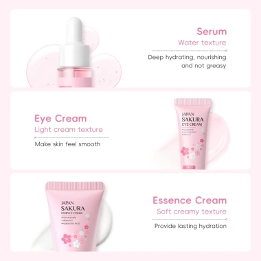 Bộ mặt nạ LAIKOU Sakura 6 trong 1 Dưỡng ẩm qua đêm - Quà sinh nhật bé gái, chăm sóc da, giảm còn 273.900 VND 3