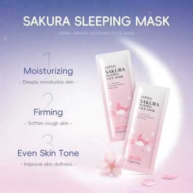 Bộ mặt nạ LAIKOU Sakura 6 trong 1 Dưỡng ẩm qua đêm - Quà sinh nhật bé gái, chăm sóc da, giảm còn 273.900 VND 7