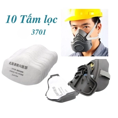 Bộ Mặt Nạ Phòng Độc Hóa Chất 3.200 + 10 Tấm Lọc Bụi - Khẩu Trang Siêu Mịn 97.000₫ 5