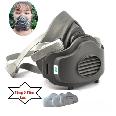 Bộ Mặt Nạ Phòng Độc Hóa Chất 3.200 + Khẩu Trang Chống Bụi Mịn, Tặng Lọc Dự Phòng, Giá Ưu Đãi 99.000 VND 8 Bộ Mặt Nạ Phòng Độc Hóa Chất 3.200 + Khẩu Trang Chống Bụi Mịn, Tặng Lọc Dự Phòng, Giá Ưu Đãi 99.000 VND 8