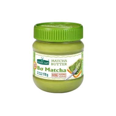 Bơ Matcha Golden Farm 170g - Dưỡng ẩm da, hương trà xanh, giảm giá 55.000đ