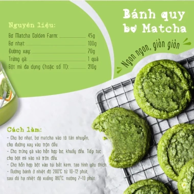 Bơ Matcha Golden Farm 170g - Dưỡng ẩm da, hương trà xanh, giảm giá 55.000đ 2