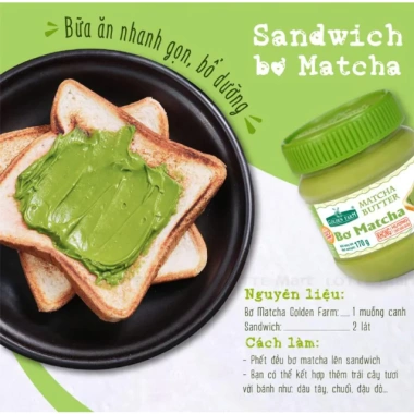 Bơ Matcha Golden Farm 170g - Dưỡng ẩm da, hương trà xanh, giảm giá 55.000đ 3