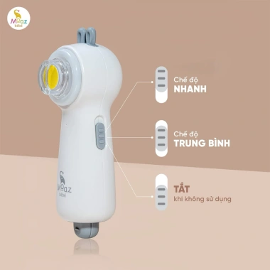 Bộ máy dũa và cắt móng tay chân Moaz bebe Mb-118 êm ái, bảo hành 12 tháng, giảm còn 300.000đ
