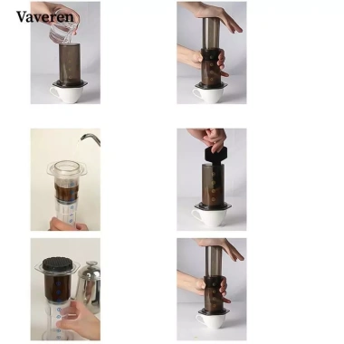 Bộ máy pha cà phê rót di động + thìa đo lường, chống rò rỉ – văn phòng, nhà bếp, ký túc xá – Giá 586,300₫ 5 Bộ máy pha cà phê rót di động + thìa đo lường, chống rò rỉ – văn phòng, nhà bếp, ký túc xá – Giá 586,300₫ 5