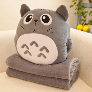 Bộ Mền Gối Totoro 3 trong 1 - Chỉ 1.000.000₫, giảm 23%, mềm mại, dễ thương 2 Bộ Mền Gối Totoro 3 trong 1 - Chỉ 1.000.000₫, giảm 23%, mềm mại, dễ thương 2