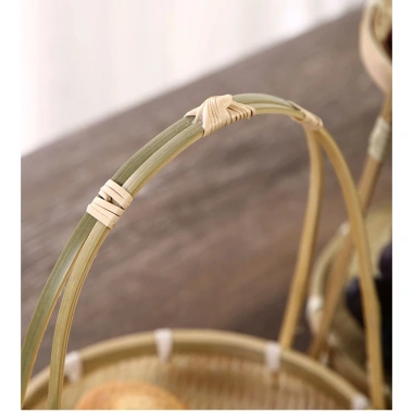 Bộ Mẹt tre 3 tầng sỉ lẻ - Kệ đựng bánh kẹo, thực phẩm, giá ưu đãi 53.550₫
