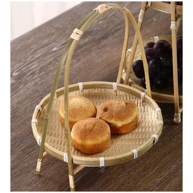 Bộ Mẹt tre 3 tầng sỉ lẻ - Kệ đựng bánh kẹo, thực phẩm, giá ưu đãi 53.550₫