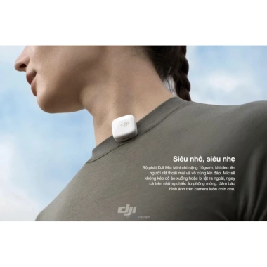 Bộ Micro Không Dây Cài Áo Dji Mic Mini Combo 2TX1RX - Mới Bóc Hộp, Giá 1.35 Triệu 2