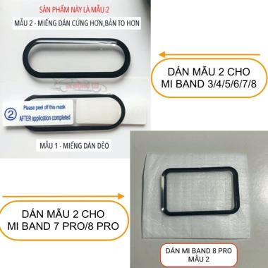 Bộ Miếng Dán 3D Full Màn Tràn Viền cho Mi Band 10/9/8/7/6/5/4/7 Pro - Cứng, Dày, Bảo Vệ Toàn Diện, Giá 16.900 VND 9 Bộ Miếng Dán 3D Full Màn Tràn Viền cho Mi Band 10/9/8/7/6/5/4/7 Pro - Cứng, Dày, Bảo Vệ Toàn Diện, Giá 16.900 VND 9