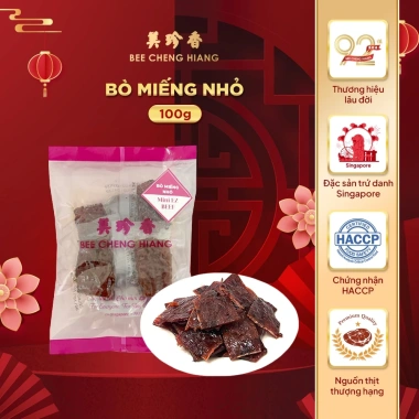 Bò miếng nhỏ Bee Cheng Hiang Mini EZ Beef Bakkwa Singapore - Giá chỉ 165k