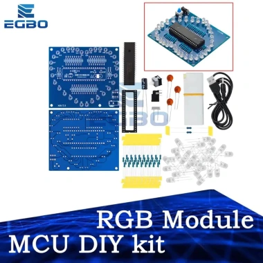 Bộ mô-đun đèn LED RGB Ngôi sao và Trái tim 5 cánh - Arduino 51 MCU - Giá 77.847 VND