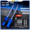 Bộ mỏ hàn 60W + dao cắt nhiệt, tặng 5 lưỡi, 2 kẹp, điều nhiệt - 75.000
