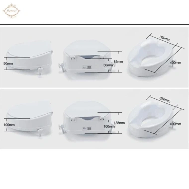 Bộ mở rộng ghế bô vệ sinh nâng cao 4 inch không nắp - Giá ưu đãi 459.800₫ 2