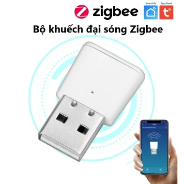 Bộ mở rộng tín hiệu Zigbee Repeater Tuya USB 5V Smartlife - Giá chỉ 309.000 VND, hỗ trợ nhà thông minh