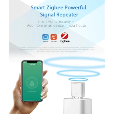 Bộ mở rộng tín hiệu Zigbee Repeater Tuya USB 5V Smartlife - Giá chỉ 309.000 VND, hỗ trợ nhà thông minh 7