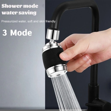 Bộ mở rộng vòi lọc nhà bếp xoay 720 độ - Điều chỉnh linh hoạt, giá chỉ 25.991₫