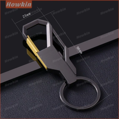 Bộ móc khóa kim loại hợp kim đơn giản - Logo tùy chỉnh, giá chỉ 28.600₫