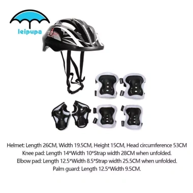 Bộ mũ bảo hiểm xe đạp trẻ em leipupa - nhẹ, chống mài mòn, bảo vệ trượt băng, giá ưu đãi 183.600 VND