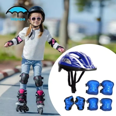 Bộ mũ bảo hiểm xe đạp trẻ em leipupa - nhẹ, chống mài mòn, bảo vệ trượt băng, giá ưu đãi 183.600 VND