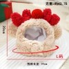 Bộ mũ yếm Giáng Sinh cho mèo Tuần lộc Ông già Noel - mũ đỏ dễ thương giữ ấm, giá ưu đãi 8