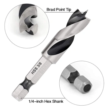 Bộ mũi khoan cứng 3 điểm cao cấp chuôi lục giác 1/4 inch – Độ bền cao, giá 40.700₫ 7 Bộ mũi khoan cứng 3 điểm cao cấp chuôi lục giác 1/4 inch – Độ bền cao, giá 40.700₫ 7